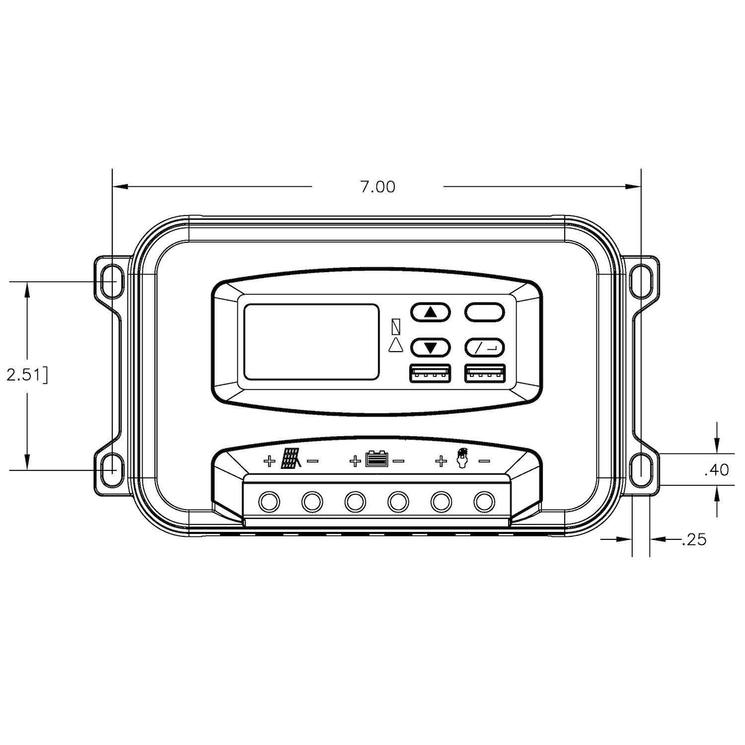 30 AMP, 24V / 12V PWM Solar Panel Controller - Battery Tender®