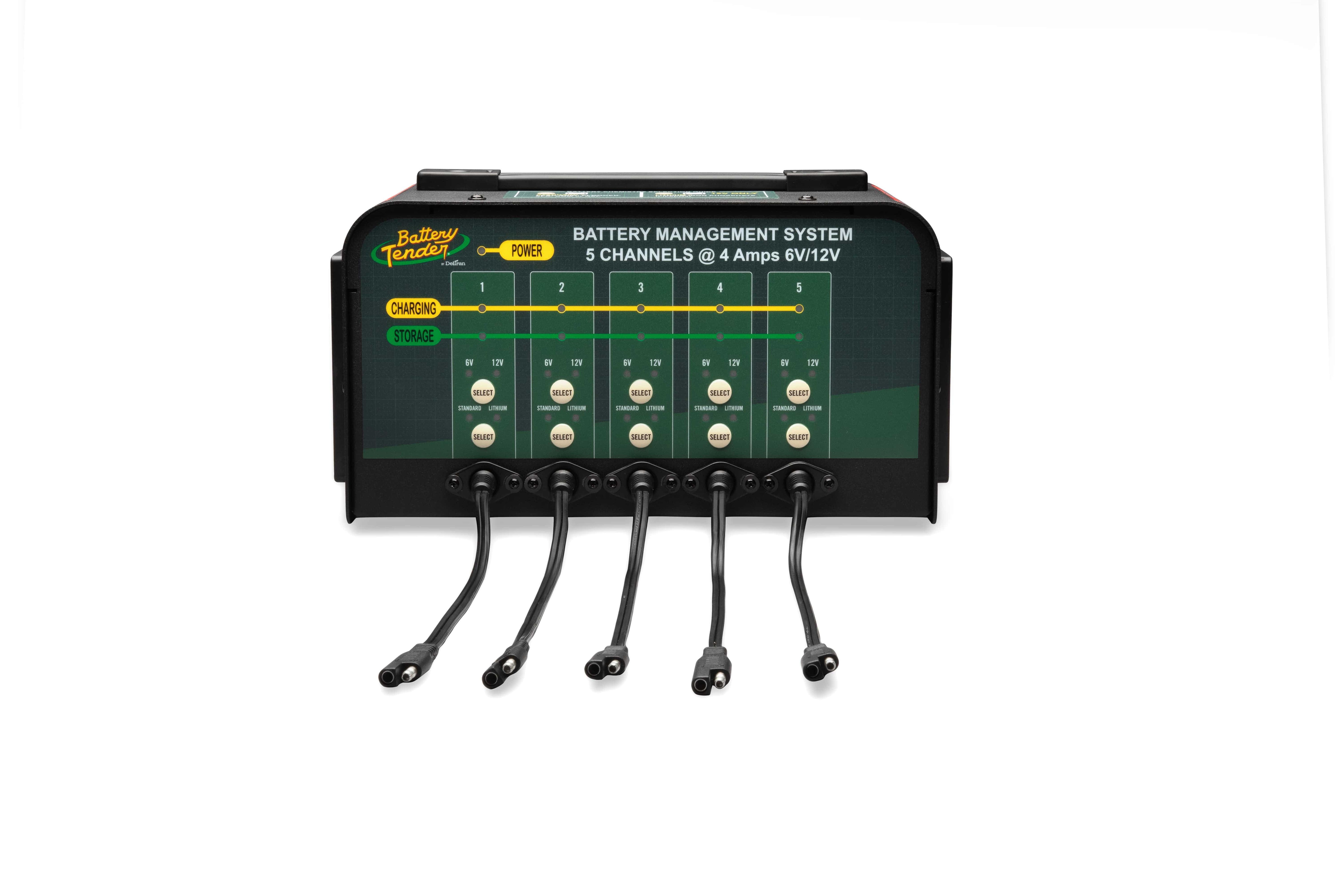 5 Bank, 4 AMP Selectable 12V / 6V Battery Charger - Battery Tender®