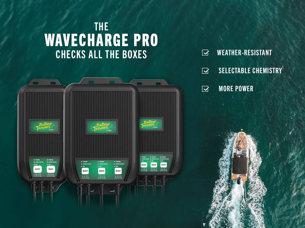 WaveCharge Pro 3-Bank 12V, 30 AMP Battery Charger - Battery Tender®