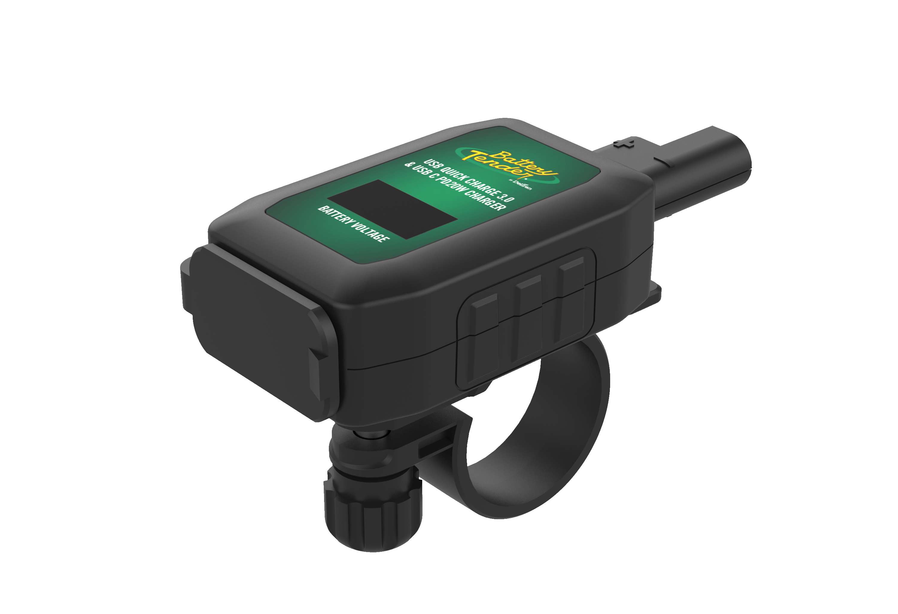 LCD Voltage Indicator Quick Disconnect - USB and USB-C Charger Adapter - Battery Tender®